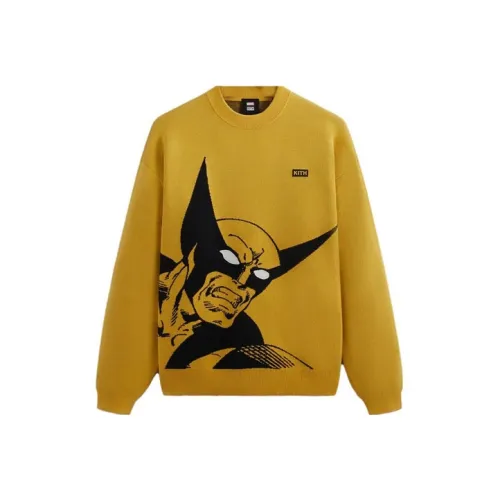 Kith X Marvel SS23 Co Branded SERIES Желтый Унисекс Трикотаж