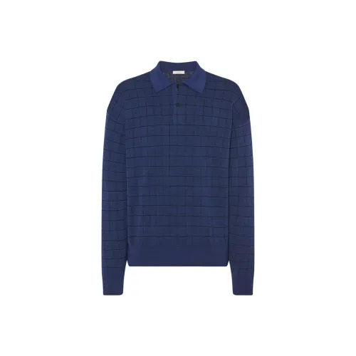 THE ROW Синий Мужской Свитеры