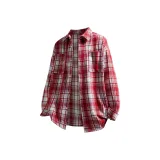 Красно-белый в клетку