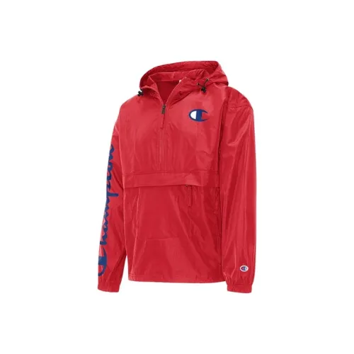 Champion Red Unisex Jackets Чемпион Красный Унисекс Куртки
