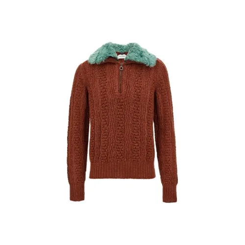 Ferragamo Ржаво-красные Мужские Свитера