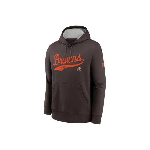 Свитшот Nike NFL Мужской цвет коричневый с принтом следов