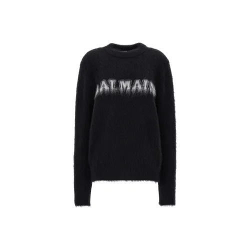 BALMAIN Черные Мужские Свитера