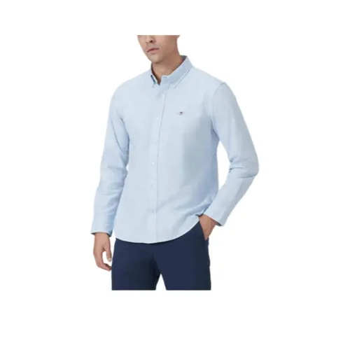 GANT Небесно-голубой Мужские Рубашки