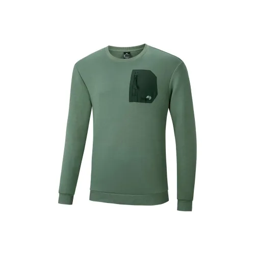 361° Свитшот Мужской Армейский Зеленый Сетка Пава Зеленый