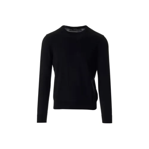 Ermenegildo Zegna Черные Мужские Свитера