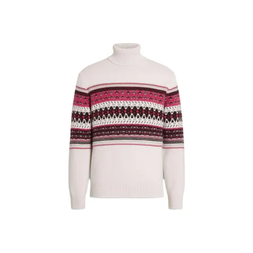 Ermenegildo Zegna Белый Мужской Кашемировые Свитера