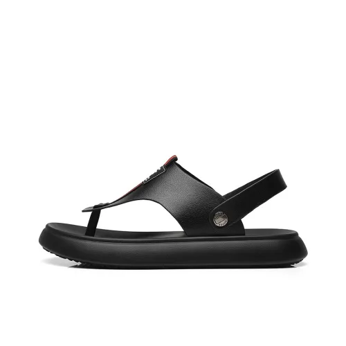 Пенгуин Пляжные сандалии Мужские Черные