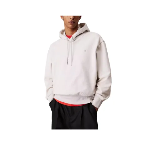 CALVIN KLEIN Свитшот Европейская версия Мужской Белый
