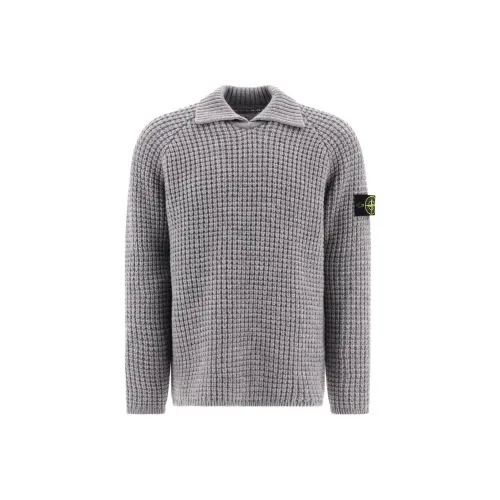Stone Island Серые Мужские Свитера
