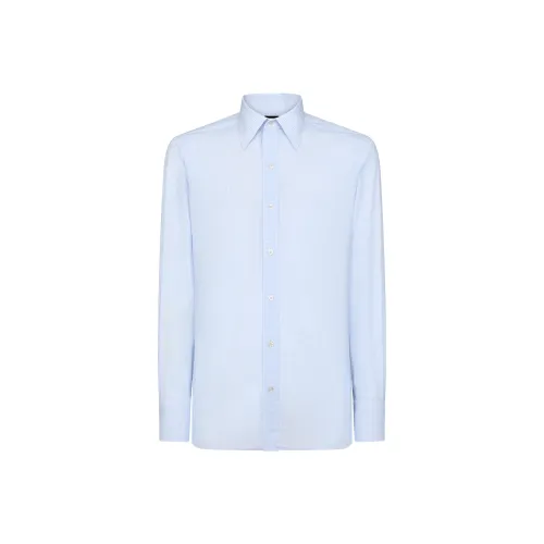 TOM FORD SS24 Рубашка Мужская Светло-Синяя