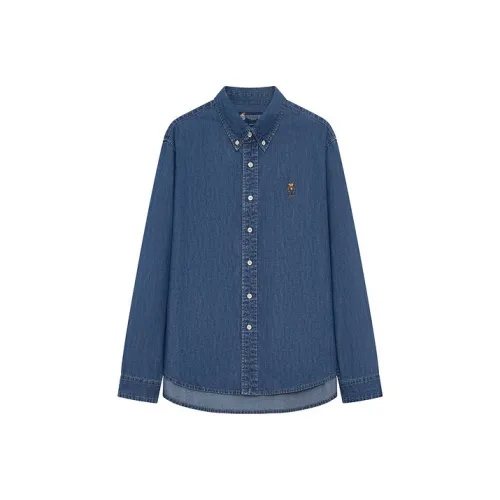 Teenie Weenie Men CleanFit series Рубашка Унисекс Деним