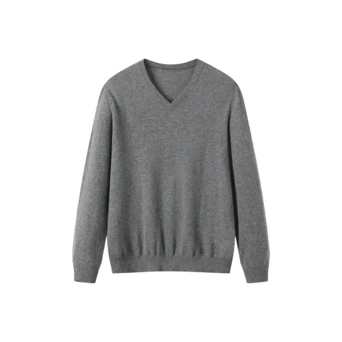 H YXIANG Кашемир Свитер Мужской