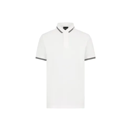 EMPORIO ARMANI FW24 Поло Мужское Белое