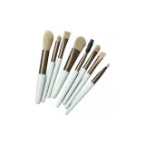 Набор из 8 кистей для макияжа (лазурный)