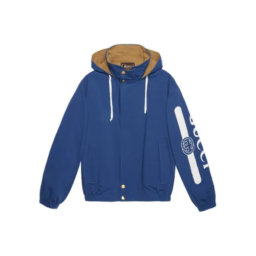 GUCCI Куртки и Пальто Мужской Синий