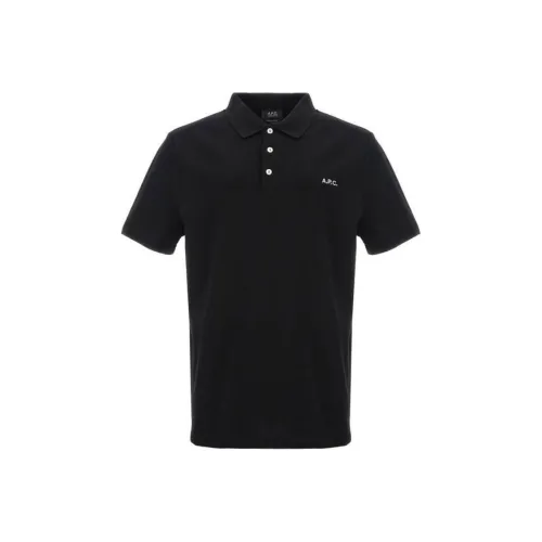 A.P.C Мужская черная поло