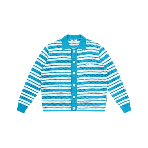 EMPTY REFERENCE Синий с Белым Lettering Унисекс Трикотаж