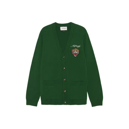 Ed Hardy Оливково-зеленый Мужской Трикотаж