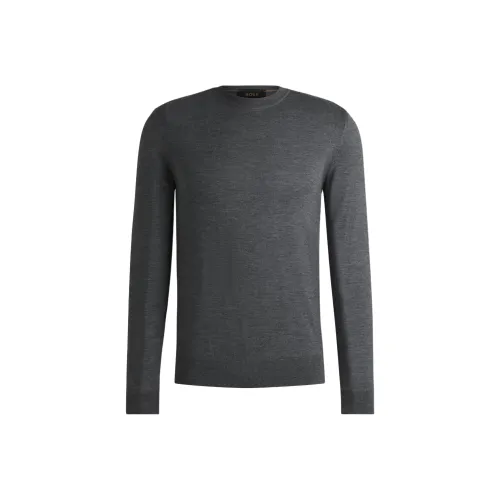 Hugo Boss Серые Мужские Свитера