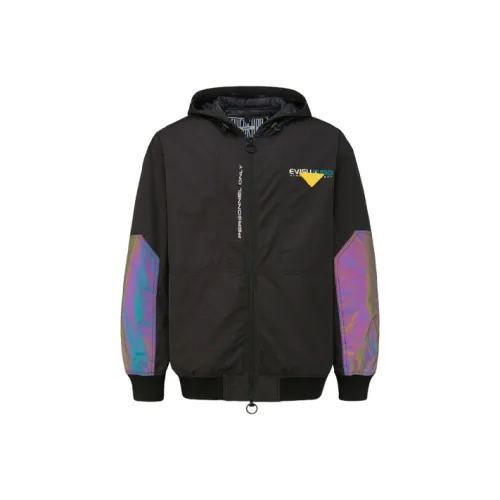 EVISU Мужские черные куртки