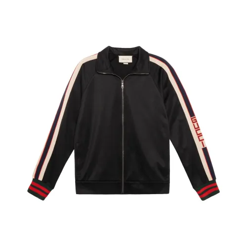 GUCCI Мужские черные куртки