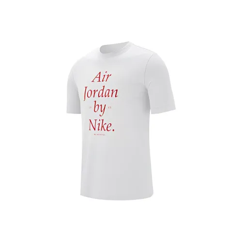 Джордан Белый Мужская Футболка