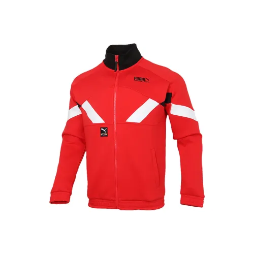 PUMA Red Men's Jackets PUMA Красный Мужские Куртки