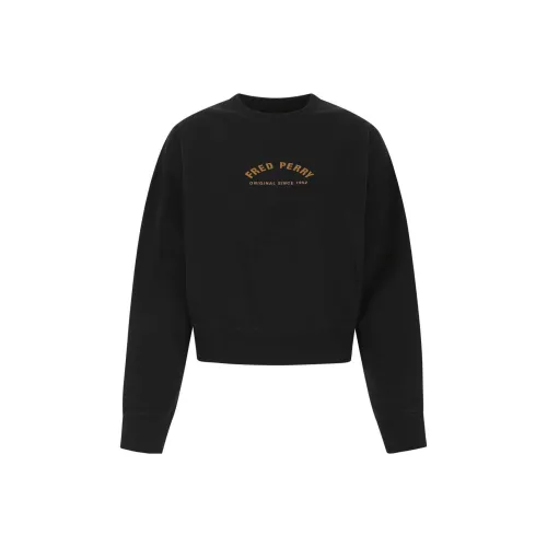 FRED PERRY Черные Мужские Свитера