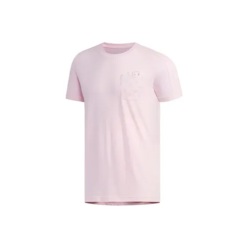 ADIDAS NEO x Pokémon Комплект с короткими рукавами T-Shirt Мужской Прозрачный Розовый