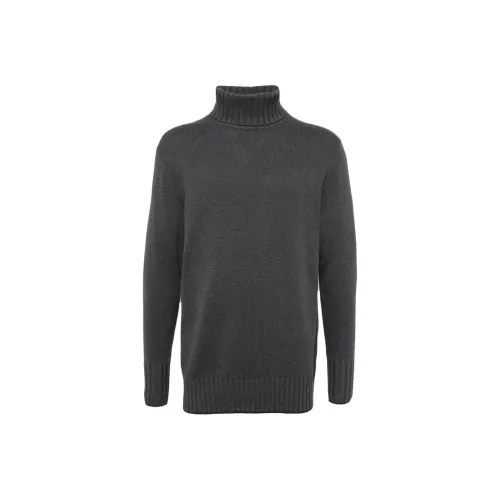 N.Peal SS24 Кашемир Свитер Мужской Угольный Серый