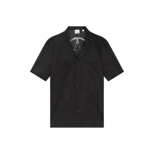 Burberry SS22 Рубашка Мужская Черная