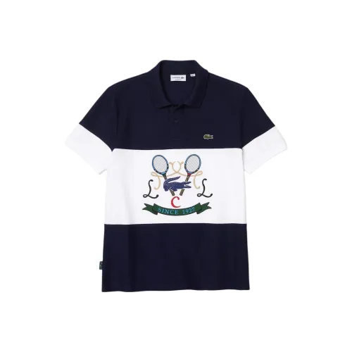 LACOSTE Поло Мужское Морской Синий