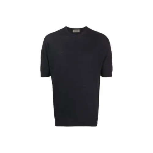 JOHN SMEDLEY Черные Мужские Свитера