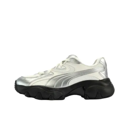 PUMA Pulsar Повседневный Низкий Топ Белый Серебряный Женский