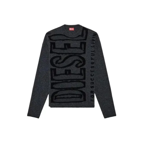 DIESEL Черные Мужские Свитера