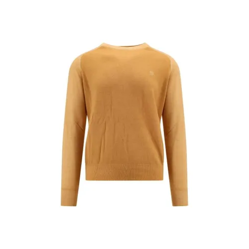 ETRO Земляной Желтый Мужской Трикотаж