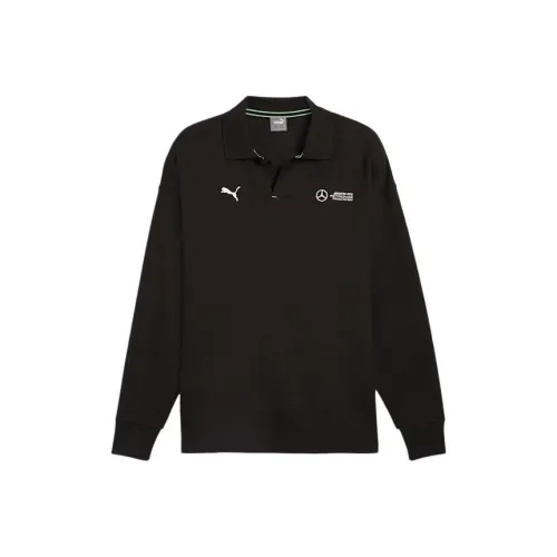 PUMA Mercedes AMG Petronas F1 SS24 Поло Мужское PUMA Черное
