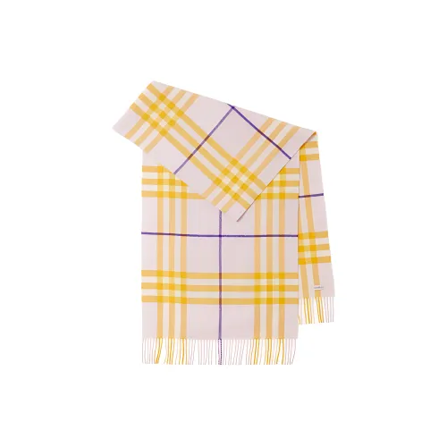 Burberry Вязаные шарфы Женские Телесно-розовый