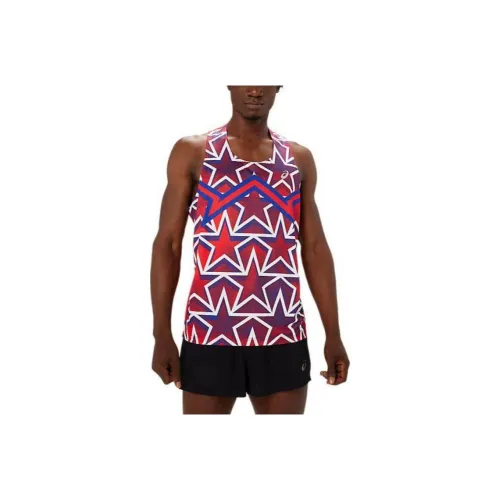 ASICS Бег Майка Мужская Многоцветная