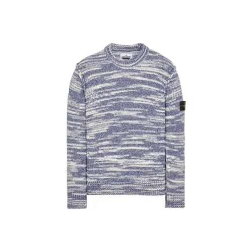 STONE ISLAND Синие Мужские Свитера