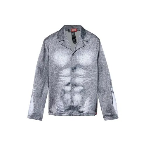 DIESEL Серые Мужские Рубашки
