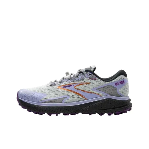 Brooks Divide 5 Low Топ Беговые кроссовки Женские Белый Фиолетовый
