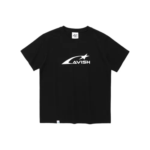 Cavish Design Seller T-Shirt Мужской Черный