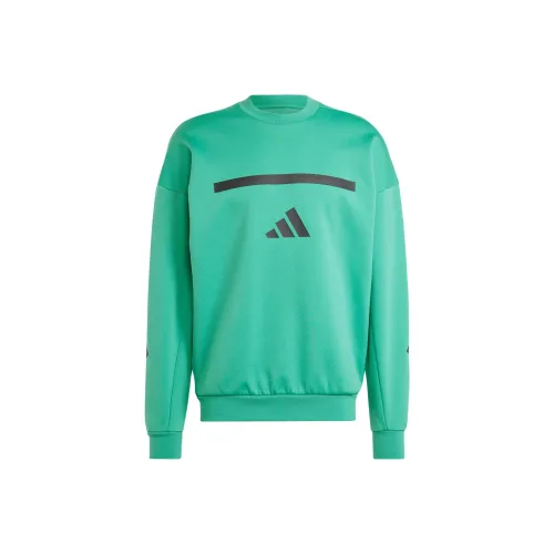 Adidas Z.N.E. True Healing Collection FW24 Спортивная одежда Толстовка Мужской Световой Газон Зеленый