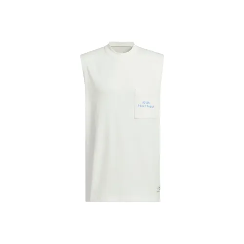 Adidas Майка Мужская Нефрит Белый