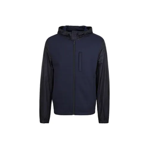 PRADA Темно-синие мужские куртки