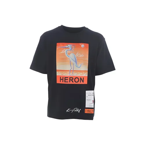HERON PRESTON Черная Мужская Рубашка