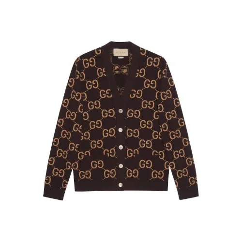 GUCCI SS23 Трикотаж Мужской Коричневый