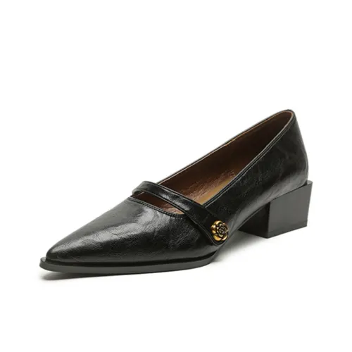 Zomila Грубый каблук Туфли Мэри Джейн Женские